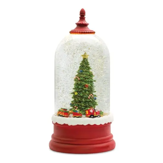 10.5" Tree Snow Globe {1}