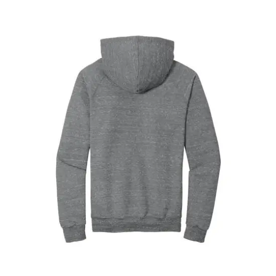 JERZEES&reg; Snow Heather French Terry Raglan Hoodie Charcoal {5}
