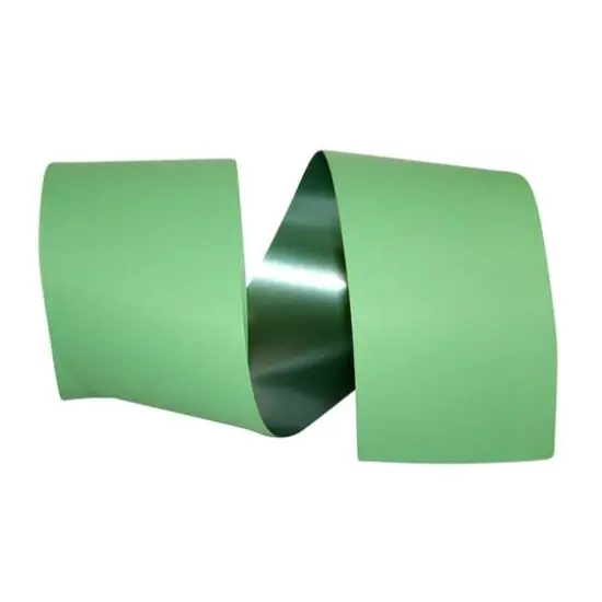 JAM Paper 3" x 55yd. Paper Coated Plastic Matte Ribbon Moss {1}