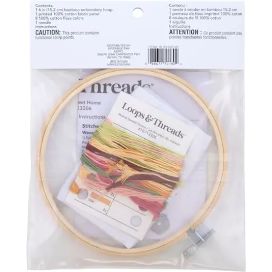 Home Sweet Home Embroidery Kit by Loops & Threads&reg; {5}