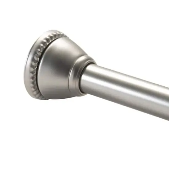 Bath Bliss Satin Nickel Tension Shower Rod {6}