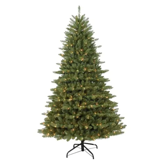 7.5ft. Pre-Lit Cascade Pine Artificial Christmas Tree {1}