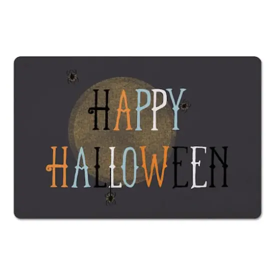 Halloween Spiders Floor Mat {1}