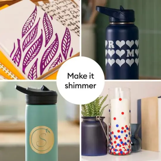 Cricut&reg; Smart Vinyl&trade; Matless Permanent Rainbow Shimmer Vinyl {6}