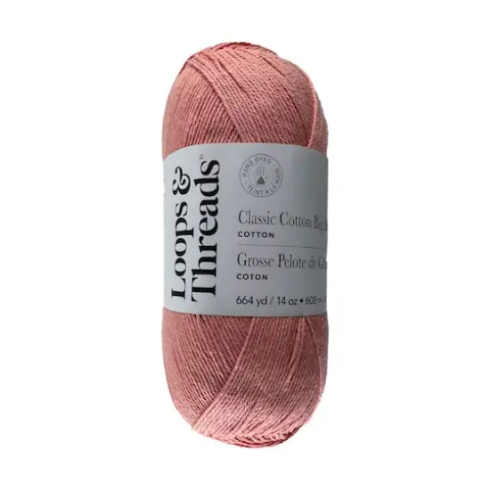 Classic Cotton Big Ball&trade; Solid Yarn by Loops & Threads&reg; Salmon {1}
