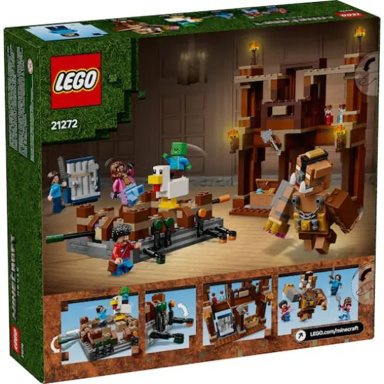 LEGO&reg; Minecraft&reg; Woodland Mansion Fighting Ring Gamer Toy with Mob Figures 21272 {4}