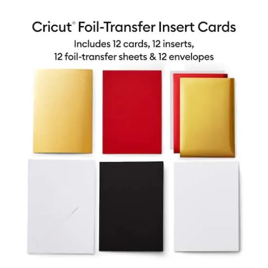 Cricut&reg; R40 Foil Transfer Insert Cards, Royal Flush Sampler {3}