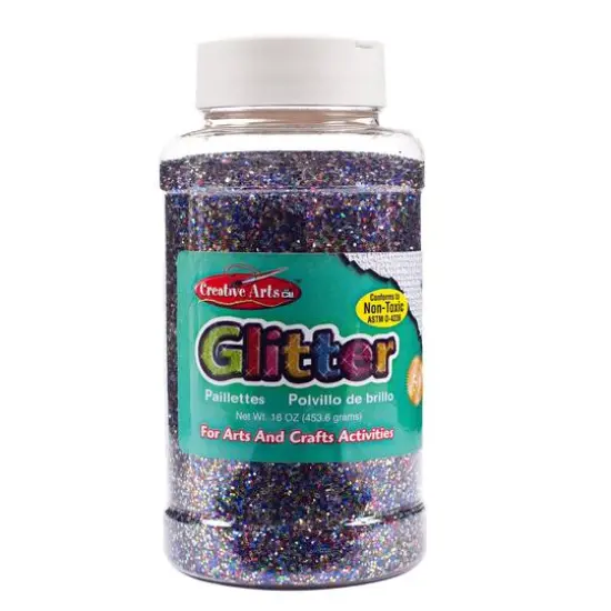 Creative Arts&trade; 16oz. Glitter, 3ct. Gold {2}