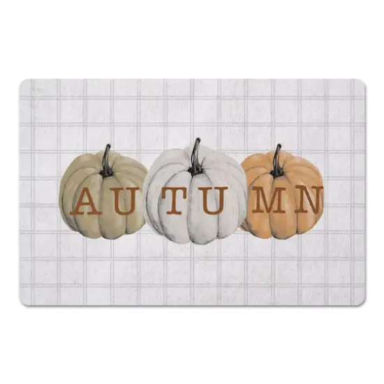 Autumn Pumpkins Floor Mat {1}