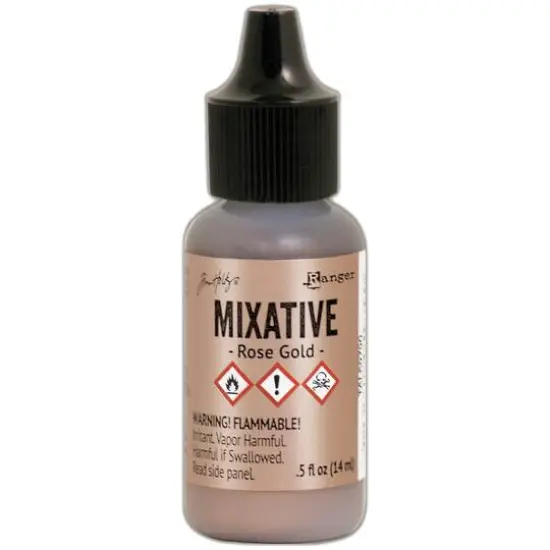 Tim Holtz&reg; Alcohol Ink Metallic Mixative Rose Gold {1}