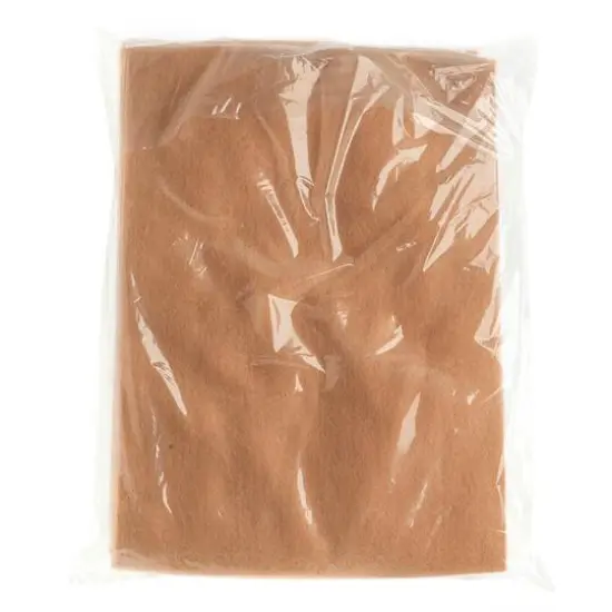 John Bead9" x 12" Acrylic Craft Felt Sheets, 25ct. Tan {7}