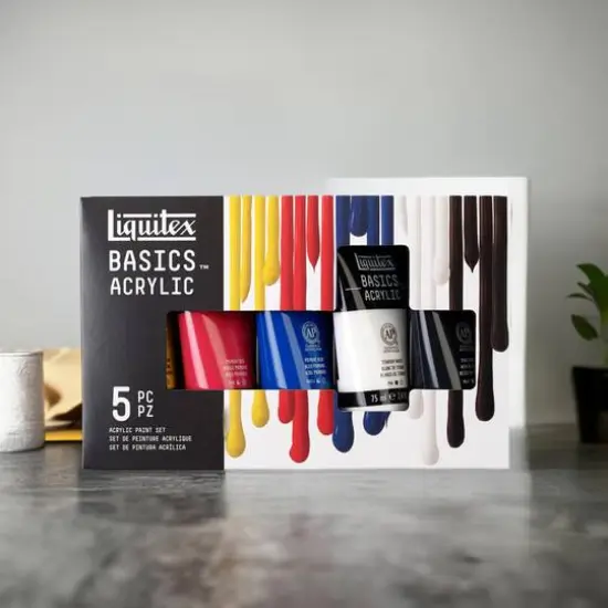 Liquitex&reg; BASICS&trade; 5 Color Acrylic Color Value Set {7}