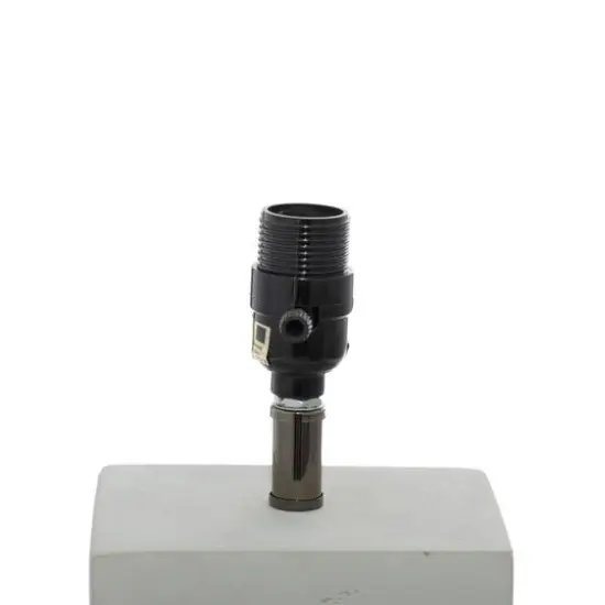 23" White Ceramic Traditional Table Lamp {8}