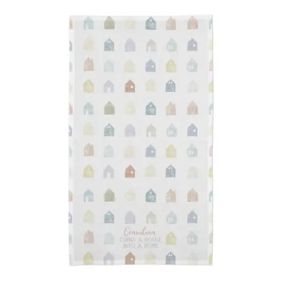 Grandma Turns a House into Home Cotton Twill Tea Towel Set {4}