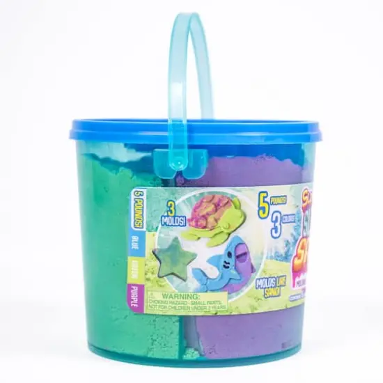 SlimyGloop&reg; 5 lb. Tri Color Slimy Sand&trade; {3}