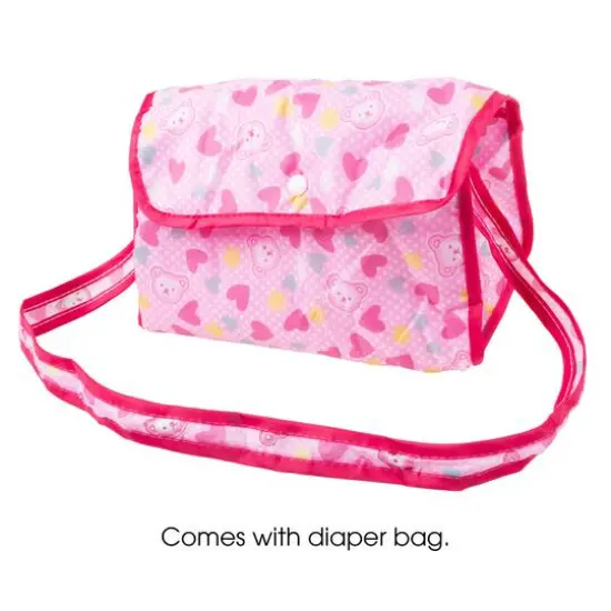 Toy Time Deluxe Toy Pram for 18" Baby Dolls {6}