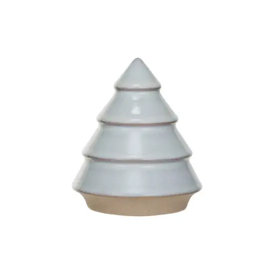 Hello Honey&reg; 5" White Decorative Unglazed Stoneware Tree {1}