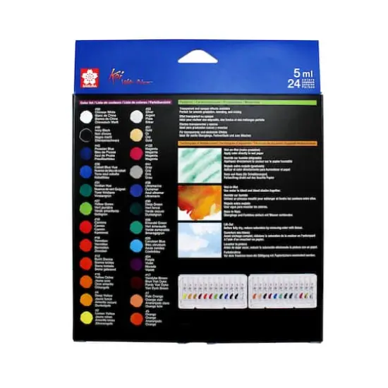 Koi Water Colors&trade; 24 Color Fine Quality Watercolors {4}