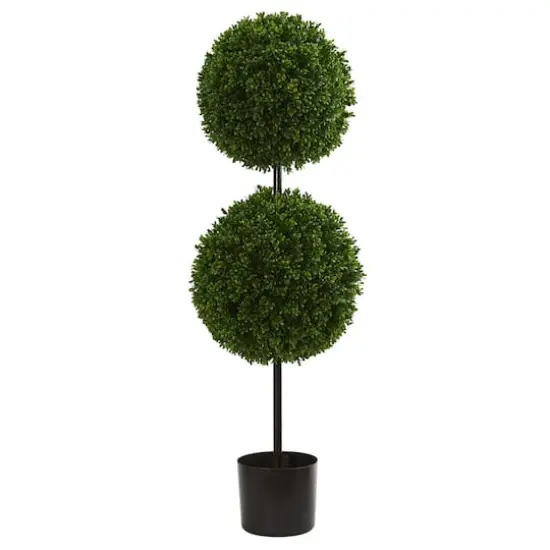3.5ft. Potted Boxwood Double Ball Topiary Tree {1}