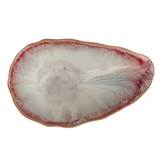 Hello Honey&reg; 6.5" Berry Stoneware Footed Bowl {10}