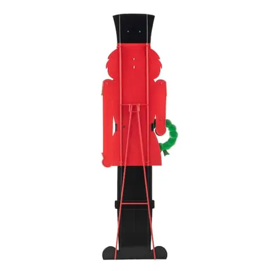 Glitzhome&reg; 60" Metal Nutcracker Porch D&eacute;cor {7}