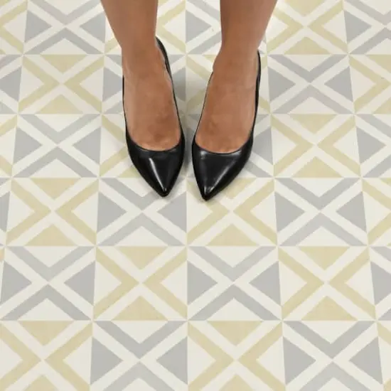 FloorPops Isosceles Peel & Stick Floor Tiles {3}