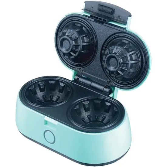 Brentwood Blue Double Waffle Bowl Maker {1}