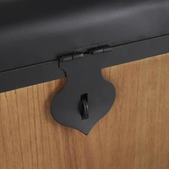 Brown & Black Decorative Trunk Set {6}