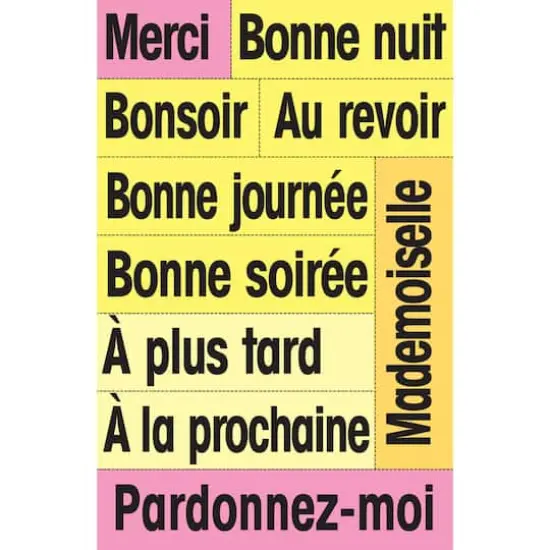 Poster Pals&reg; French High-Frequency Vocabulary Card Set {5}