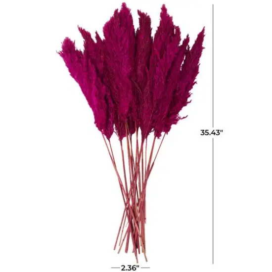 Dried Plant Pampas Natural Foliage with Long Stems Pink {8}