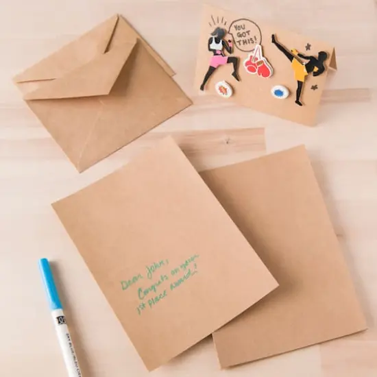 Small Kraft Cards & Envelopes by Recollections&reg;, 4" x 5.5" {3}