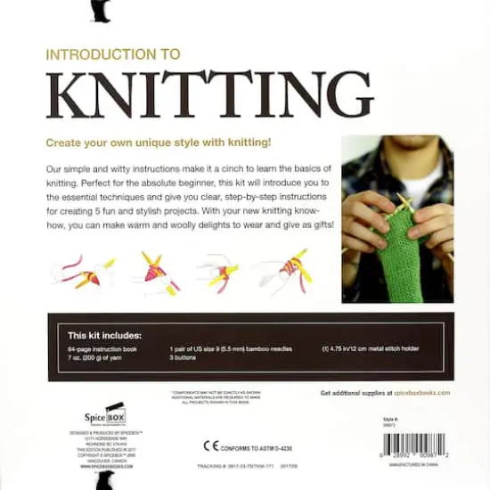 SpiceBox Introduction to Knitting Kit {4}