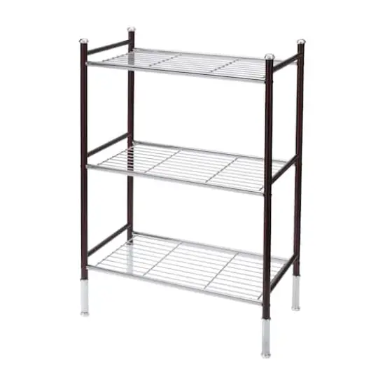 Organize It All Duplex 3 Tier Freestanding Wire Rack {1}