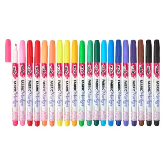 Tulip&reg; Fabric Markers&reg; Fine Writers, 20 Pack {4}