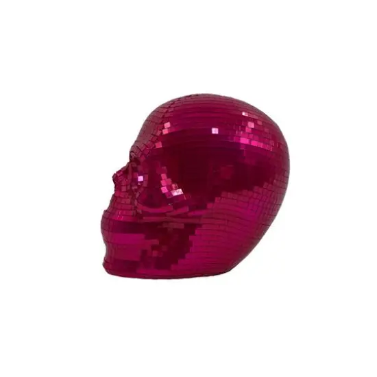 7" Disco Skull Tabletop D&eacute;cor by Ashland&reg; Pink {3}