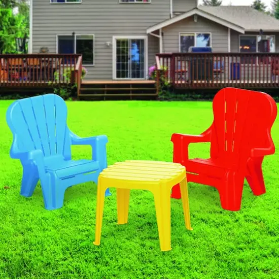 Dolu Toys Children's Plastic Table & Chairs Set {4}