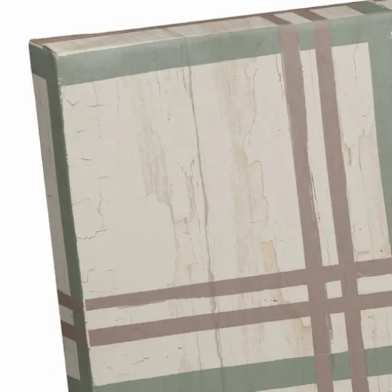 Happy Holidays Plaid Canvas Wall Art {4}