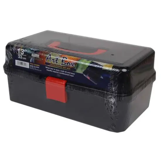 Pro Art 13" Black Art Box Organizer {1}