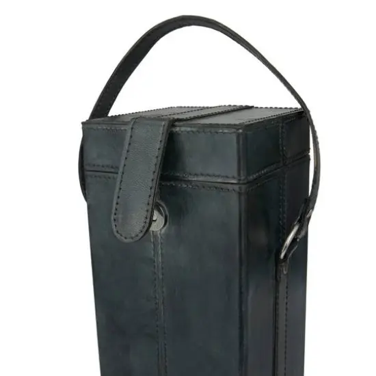 Blue Modern Wine Holder, 5" x 5" x 19" {4}