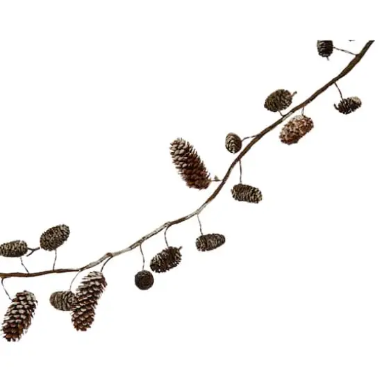 Hello Honey&reg; 6ft. Pinecone Garland in Snow Finish {3}