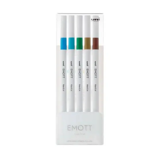 EMOTT Island 5 Color Fineliner Pen Set {1}