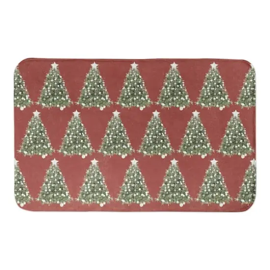 Designs Direct Oh Christmas Tree Pattern 34" x 21" Bath Mat {1}