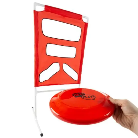 Toy Time Portable Flying Disc Toss Set {4}