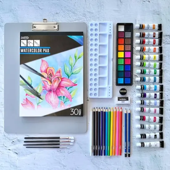 ArtSkills&reg; 57 Piece Complete Watercolor Set {5}