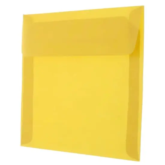 JAM Paper 8.5" x 8.5" Translucent Vellum Invitation Envelopes, 25ct. Gold {4}