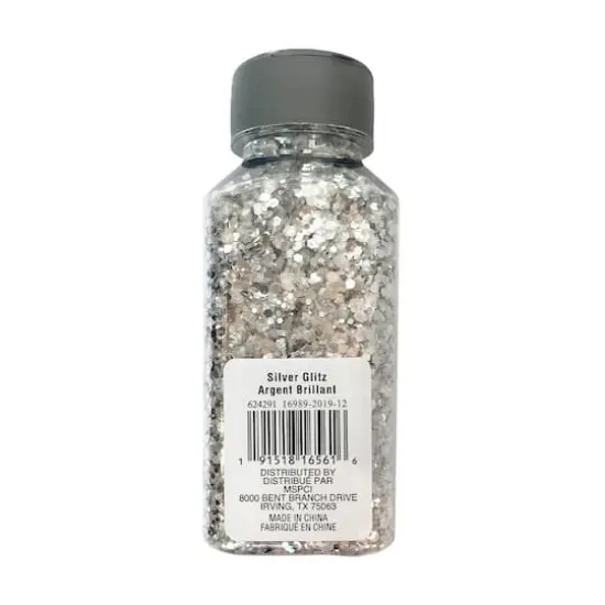 Glitzy Mix Specialty Polyester Glitter by Recollections&trade;Silver Glitz {6}