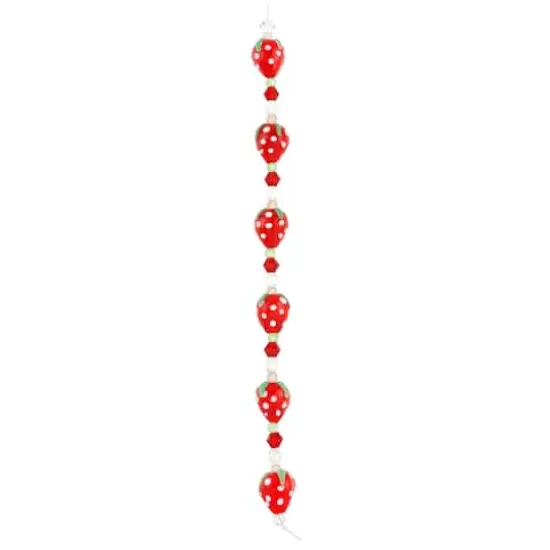 Red Lampwork Glass Strawberry Beads by Bead Landing&trade; {4}