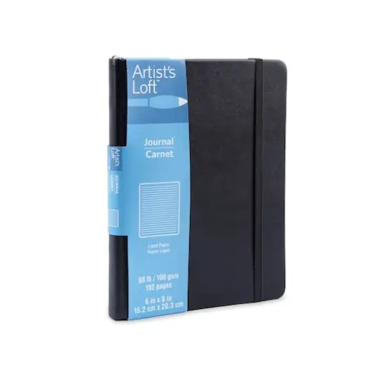 Black Hardcover Lined Journal by Artist's Loft&trade; {7}