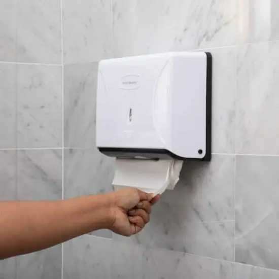Mind Reader White Multi-Fold Paper Towel Dispenser {8}