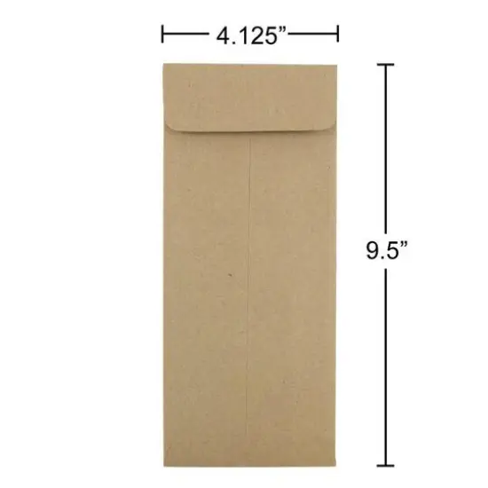 JAM Paper #10 Brown Kraft Paper Bag Policy Business Premium Envelopes {5}